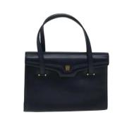 Pre-owned Leather handbags Givenchy Pre-owned , Blue , Dames