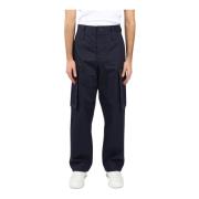 Cargo broek met studs Msgm , Blue , Heren