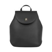 Zwarte Damesrugzak Tommy Hilfiger , Black , Dames