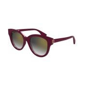 Burgundy Grey Zonnebril Ct0506S Model Cartier , Red , Unisex