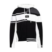 Hoodie met reliëflogo Dolce & Gabbana , Black , Heren