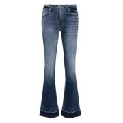 Tailorless Bootcut Denim Jeans 7 For All Mankind , Blue , Dames