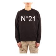 Sweatshirts N21 , Black , Heren