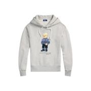 Beer Hoodie Sweatshirt Casual Stijl Polo Ralph Lauren , Gray , Dames