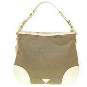 Pre-owned Canvas prada-bags Prada Vintage , Brown , Dames