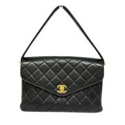 Pre-owned Fabric chanel-bags Chanel Vintage , Black , Dames