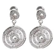 Pre-owned White Gold earrings Bvlgari Vintage , White , Dames