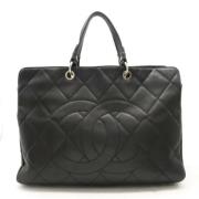 Pre-owned Leather chanel-bags Chanel Vintage , Black , Dames