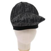 Pre-owned Fabric hats Fendi Vintage , Black , Dames