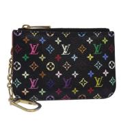 Pre-owned Canvas wallets Louis Vuitton Vintage , Black , Dames