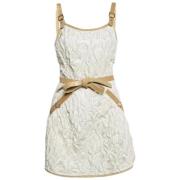 Pre-owned Fabric dresses Chanel Vintage , White , Dames