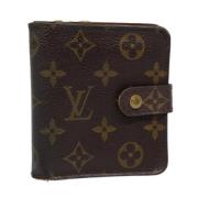 Pre-owned Canvas wallets Louis Vuitton Vintage , Brown , Dames