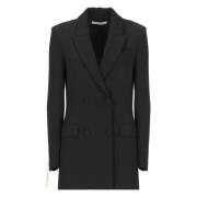 Zwarte Peak Lapel Blazer Jas Mar De Margaritas , Black , Dames