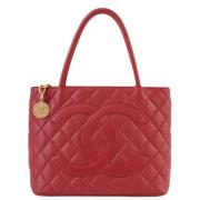 Pre-owned Fabric chanel-bags Chanel Vintage , Red , Dames