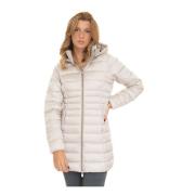 Gewatteerde Reese jas met capuchon Save The Duck , Beige , Dames