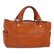 Pre-owned Leather handbags Celine Vintage , Orange , Dames