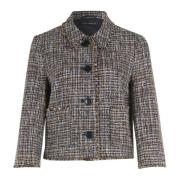 Franje Casual Blazer Betty Barclay , Brown , Dames