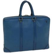 Pre-owned Leather louis-vuitton-bags Louis Vuitton Vintage , Blue , Da...