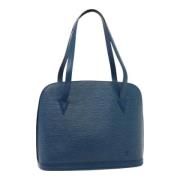 Pre-owned Leather louis-vuitton-bags Louis Vuitton Vintage , Blue , Da...