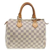 Pre-owned Canvas louis-vuitton-bags Louis Vuitton Vintage , White , Da...