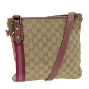 Pre-owned Canvas gucci-bags Gucci Vintage , Beige , Dames