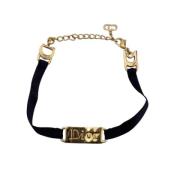 Pre-owned Fabric bracelets Dior Vintage , Black , Dames