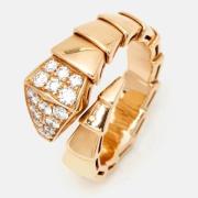 Pre-owned Rose Gold rings Bvlgari Vintage , Yellow , Dames