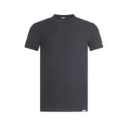 Heren Ronde Hals T-Shirt Dsquared2 , Black , Heren