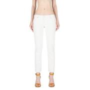 Witte Straight-Leg Dames Jeans Dsquared2 , White , Dames