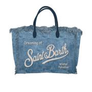 Chenille Vanity Mini W MC2 Saint Barth , Blue , Dames