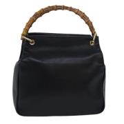 Pre-owned Leather gucci-bags Gucci Vintage , Black , Dames