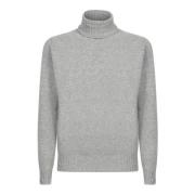 Grijze Gebreide Kleding voor Mannen Aw24 Dell'oglio , Gray , Heren