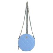 Pre-owned Leather chanel-bags Chanel Vintage , Blue , Dames