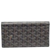 Pre-owned Leather wallets Goyard Vintage , Black , Dames