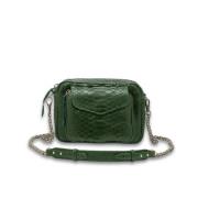 Python Schoudertas Groen Brons Claris Virot , Green , Dames