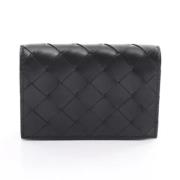 Pre-owned Leather wallets Bottega Veneta Vintage , Black , Heren