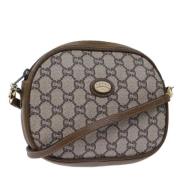 Pre-owned Leather gucci-bags Gucci Vintage , Beige , Dames