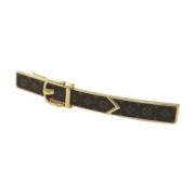 Pre-owned Metal hair-accessories Louis Vuitton Vintage , Brown , Dames