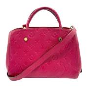 Pre-owned Leather louis-vuitton-bags Louis Vuitton Vintage , Red , Dam...