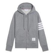 Ritssluiting Cardigan Sweater Thom Browne , Gray , Heren