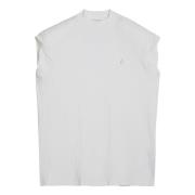 Korte mouw ronde hals T-shirt The Attico , White , Dames