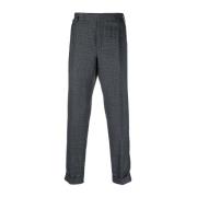 Op maat gemaakte wollen broek, grijs, riemlussen PT Torino , Gray , He...