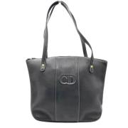 Pre-owned Leather dior-bags Dior Vintage , Black , Dames