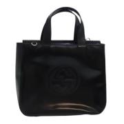 Pre-owned Leather gucci-bags Gucci Vintage , Black , Dames