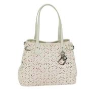 Pre-owned Coated canvas dior-bags Dior Vintage , White , Dames