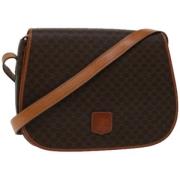 Pre-owned Canvas shoulder-bags Celine Vintage , Brown , Dames