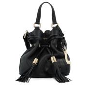 Stijlvolle Flirt Zwarte Handtas Lancel , Black , Dames