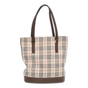 Pre-owned Canvas shoulder-bags Burberry Vintage , Brown , Dames