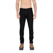 Zwarte Slim-Fit Heren Jeans Dsquared2 , Black , Heren