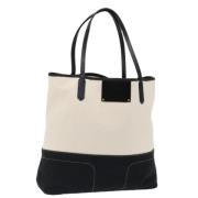 Pre-owned Canvas shoulder-bags Burberry Vintage , White , Dames